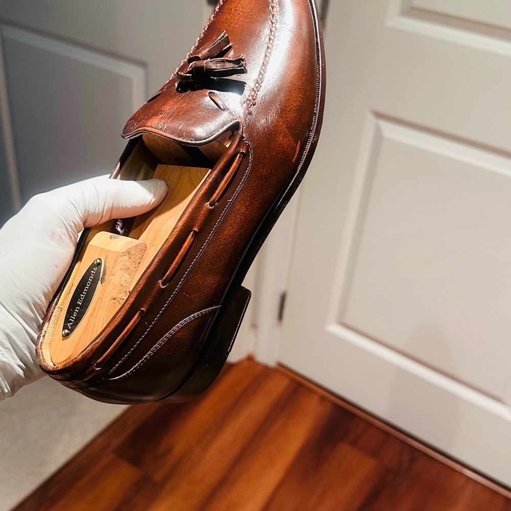 Jarman Tassel Burgundy Loafers. - Picture 9 of 14